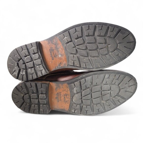 Johnston & Murphy Eaton Cap Toe Leather Chukka Boots Men's 12M Brown 59-1373 - Picture 8 of 11